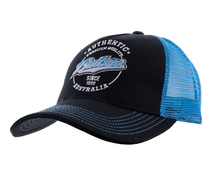 BULLZYE MENS OVERLAY TRUCKER CAP