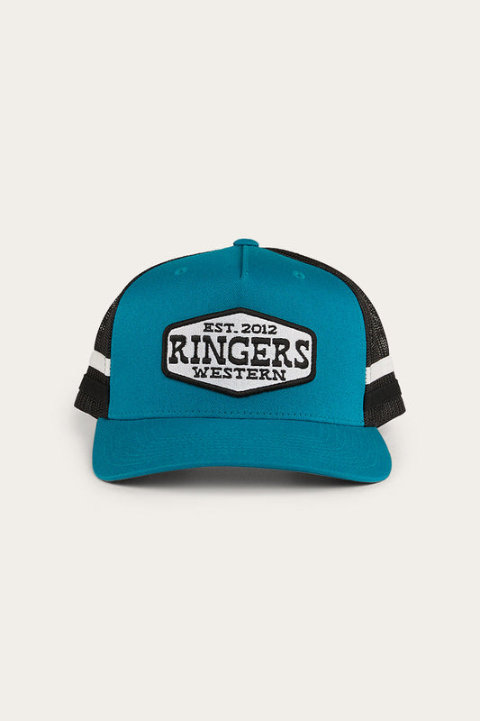 RINGERS WESTERN BANKS TRUCKER CAP - TEAL