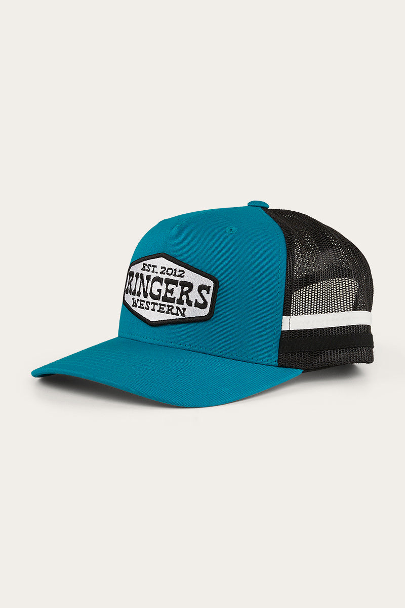 RINGERS WESTERN BANKS TRUCKER CAP - TEAL