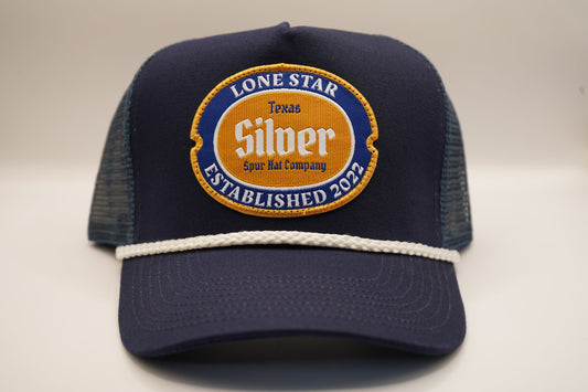 Silver Spur Barley Blue- Navy/Navy Rope Hat