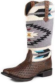 Roper Women's Becca - Brown / Grey Woven Serape