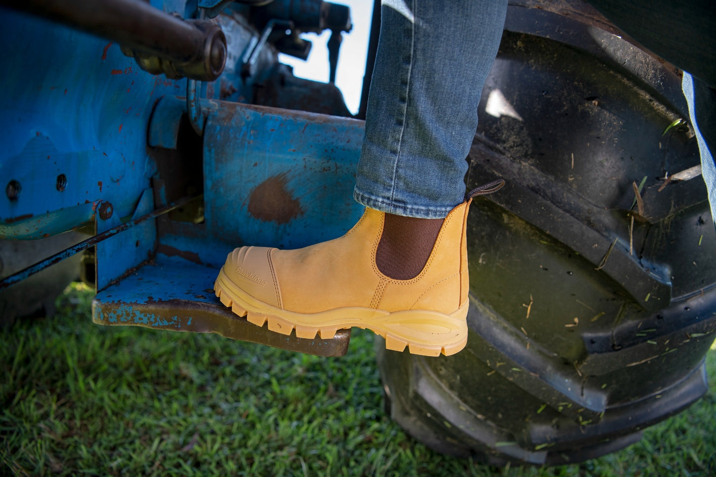 Blundstone 989 PUR Safety E/S-V Cut Boot with Scuff Cap