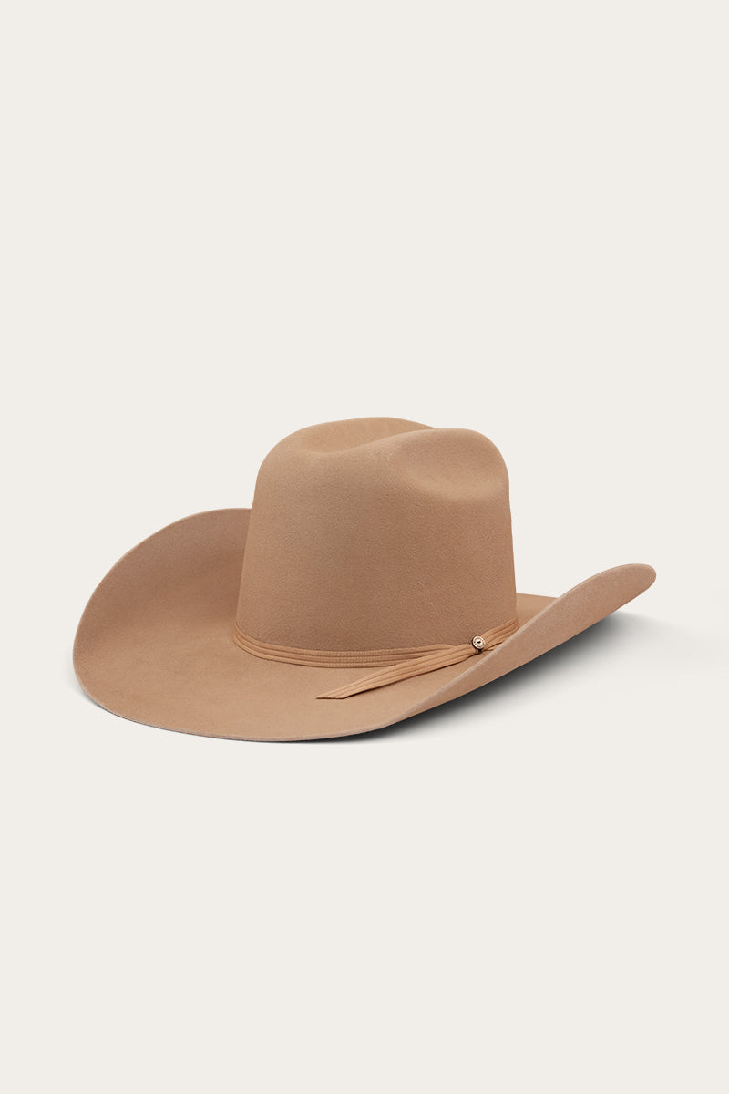 Ringers Western Buchanan Beaver Fur Hat (Desert Tan)