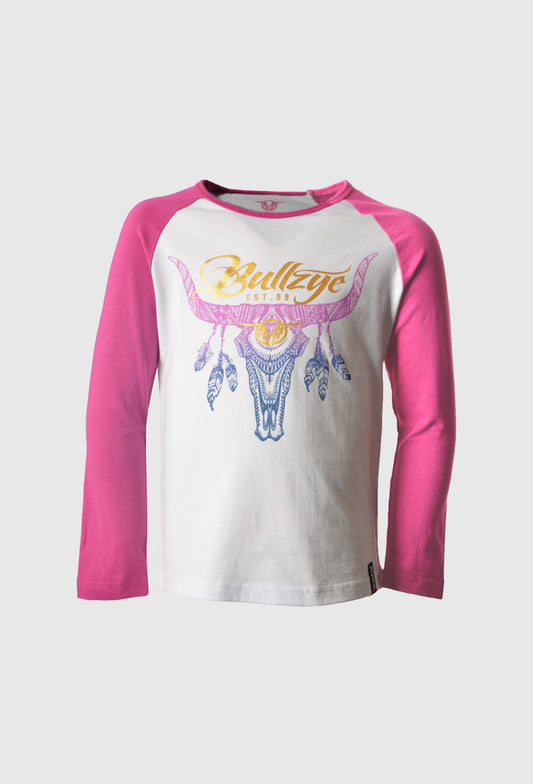 Bullzye Youth Sunset Steer L/S Tee