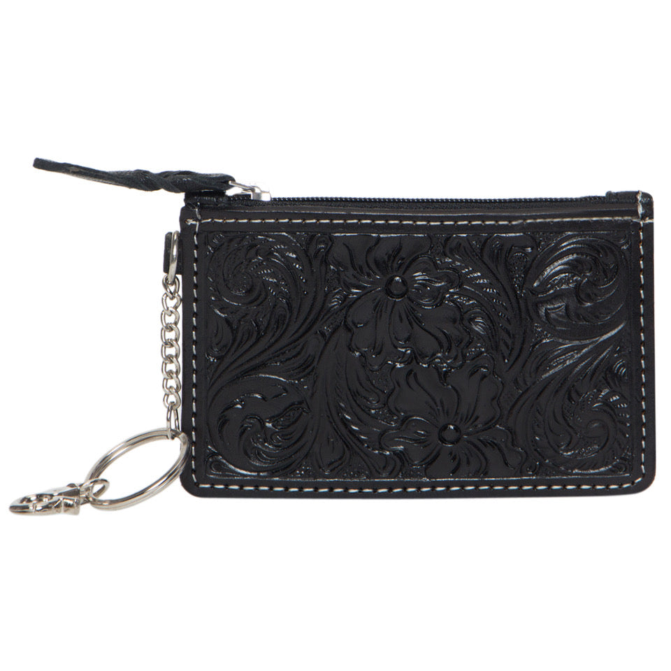 The Design Edge Tooled Leather Key / Card Case – CA09