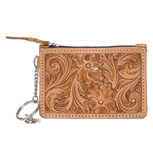 The Design Edge Tooled Leather Key / Card Case – CA09