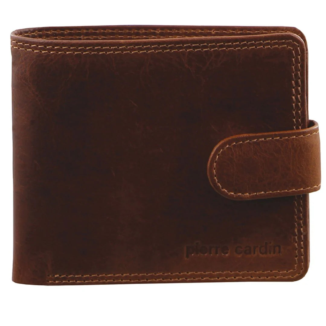 PIERRE CARDIN MEN'S WALLET - COGNAC