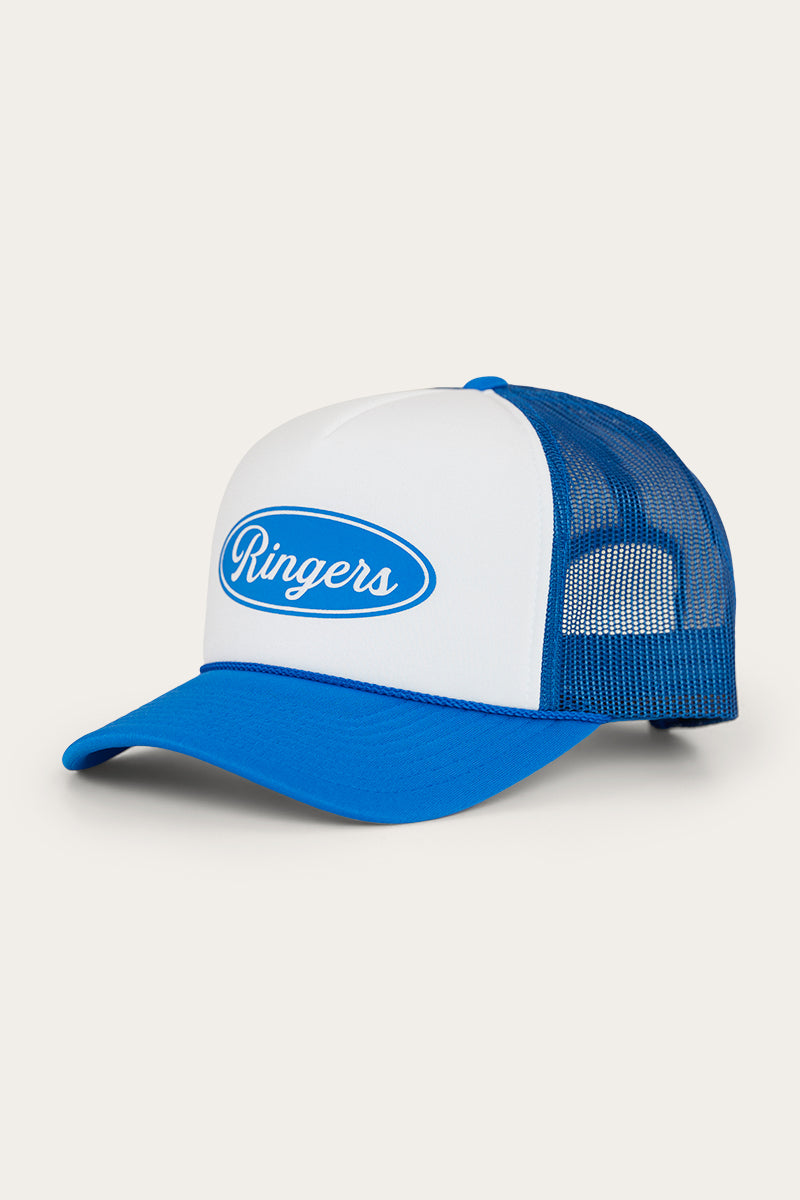 Ringers Western Convoy Trucker Cap (White/Blue)