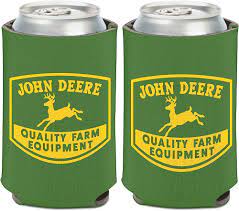 John Deere Can Cooler - Deer Logo Green