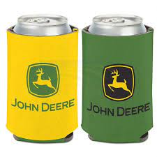 John Deere Can Cooler - Logo Green/Yellow