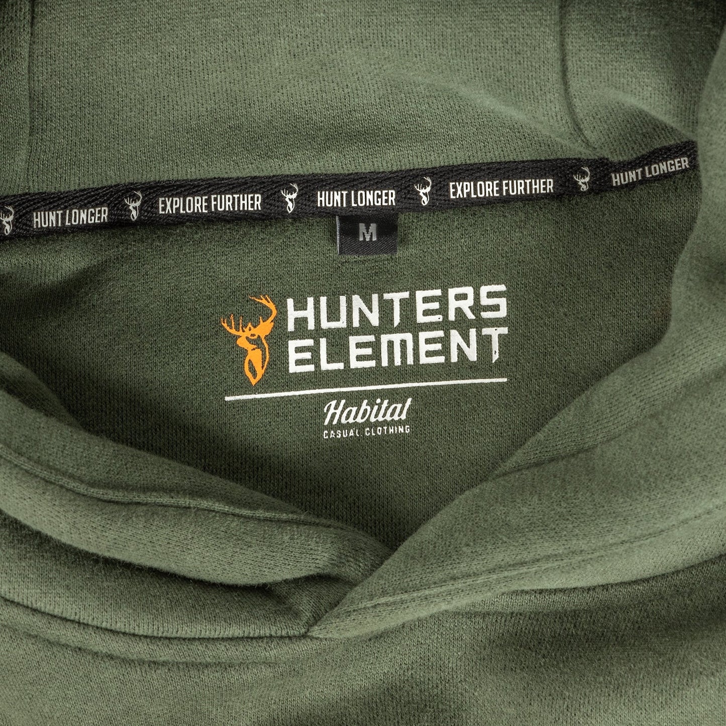 Hunters Element Men's Classic Hoodie HE Mountain Green