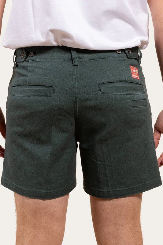 Ringers Western Men's Cloncurry Heavyweight Work Short - Forest Green