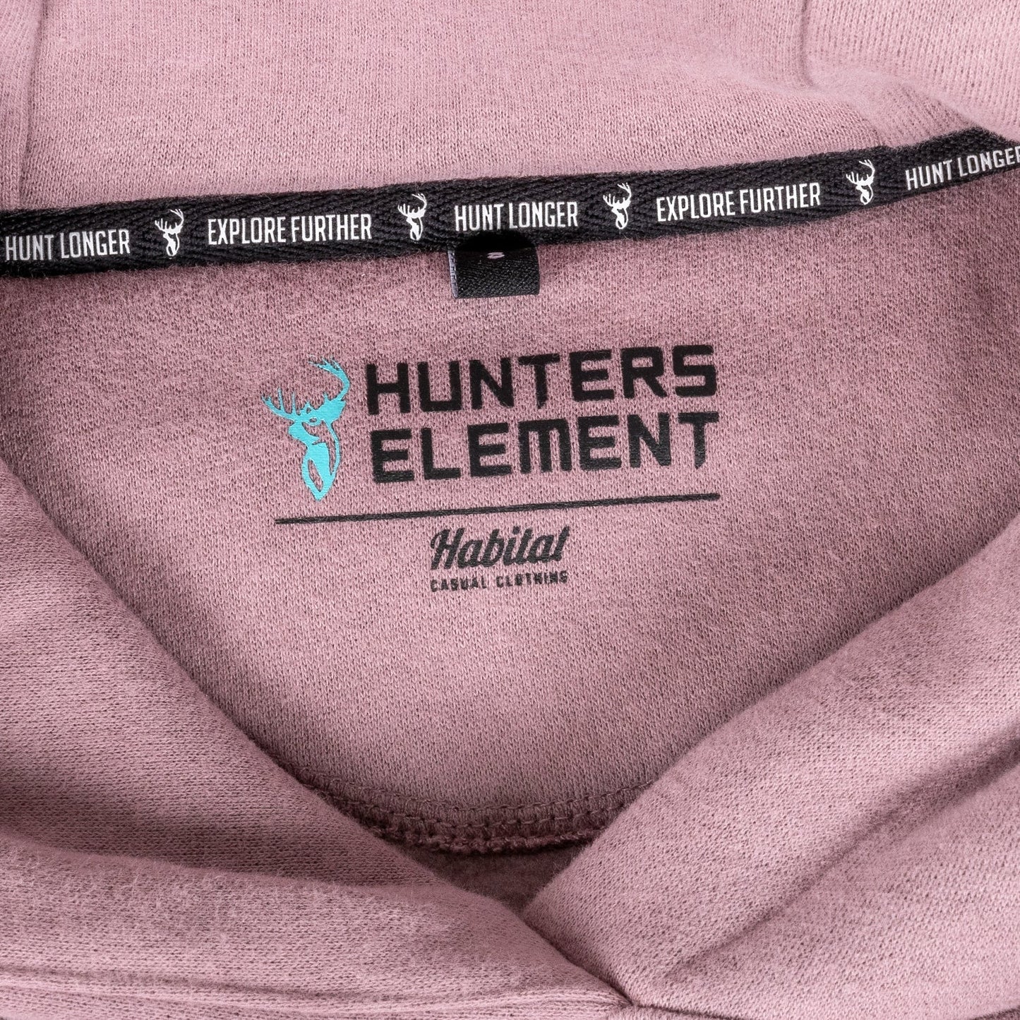 HUNTERS ELEMENT LADIES COLLEGIATE HOODIE (MAUVE)