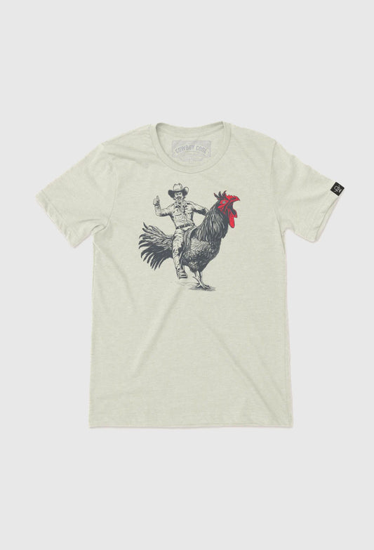 Cowboy Cool Rooster Round Up tee