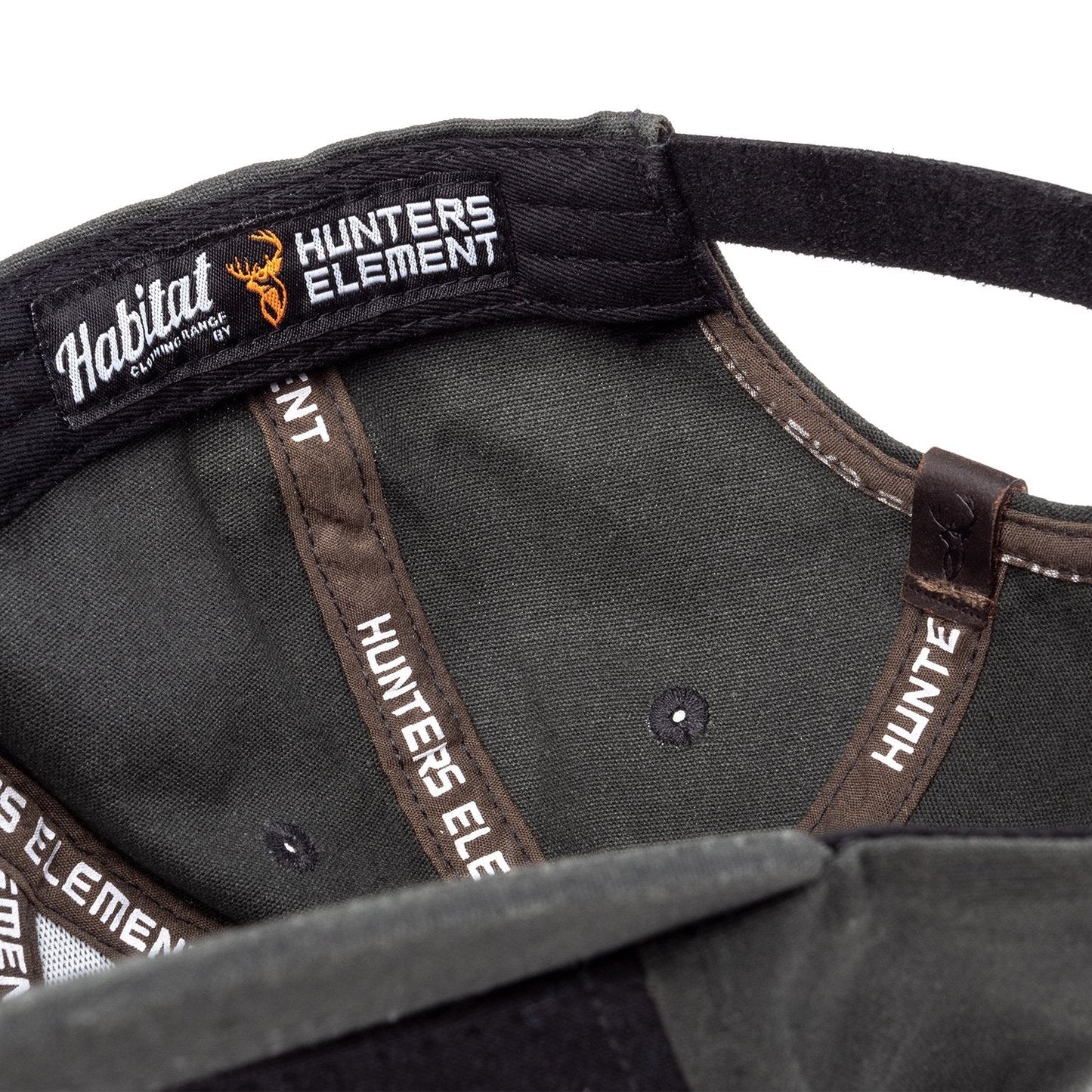 HUNTERS ELEMENT CREST CAP - BLACK / FOREST GREEN