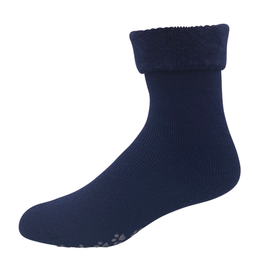 Duthie and Bull Wool Plain Bed Socks with Non-slip Feature