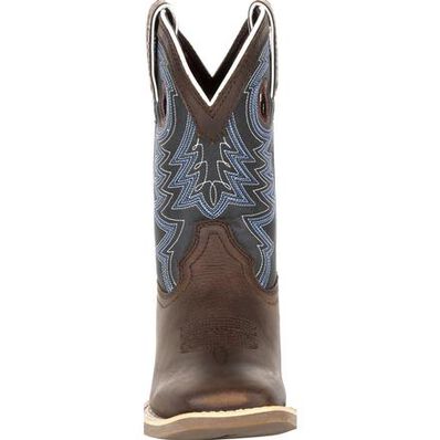 Durango Lil' Rebel Pro' Big Kids Blue Western Boot