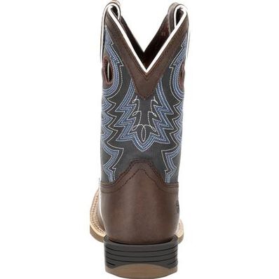 Durango Lil' Rebel Pro' Big Kids Blue Western Boot