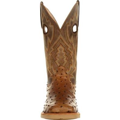 DURANGO® REBEL PRO™ TOBACCO FULL-QUILL OSTRICH WESTERN BOOT