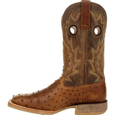 DURANGO® REBEL PRO™ TOBACCO FULL-QUILL OSTRICH WESTERN BOOT