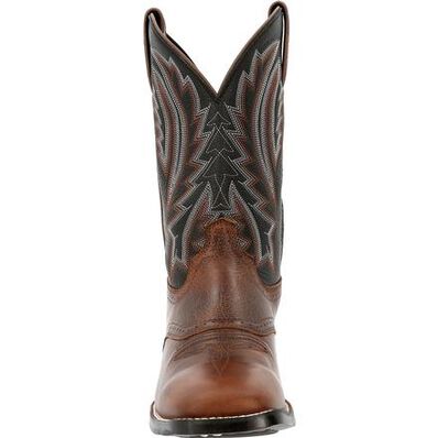 DURANGO® WESTWARD™ DARK CHESTNUT & BLACK ONYX WESTERN BOOT