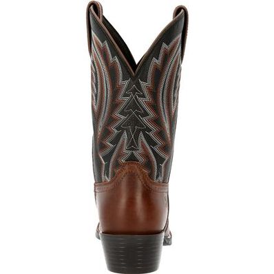 DURANGO® WESTWARD™ DARK CHESTNUT & BLACK ONYX WESTERN BOOT