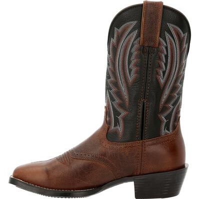 DURANGO® WESTWARD™ DARK CHESTNUT & BLACK ONYX WESTERN BOOT