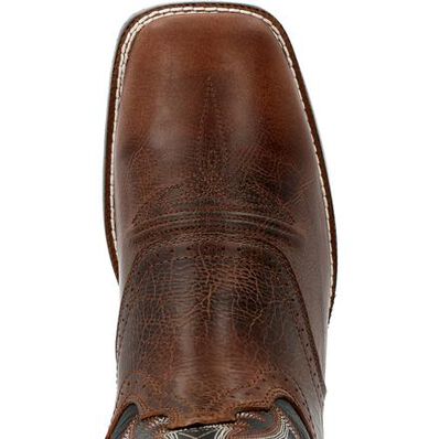 DURANGO® WESTWARD™ DARK CHESTNUT & BLACK ONYX WESTERN BOOT