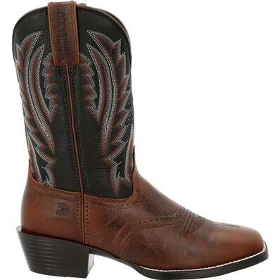 DURANGO® WESTWARD™ DARK CHESTNUT & BLACK ONYX WESTERN BOOT