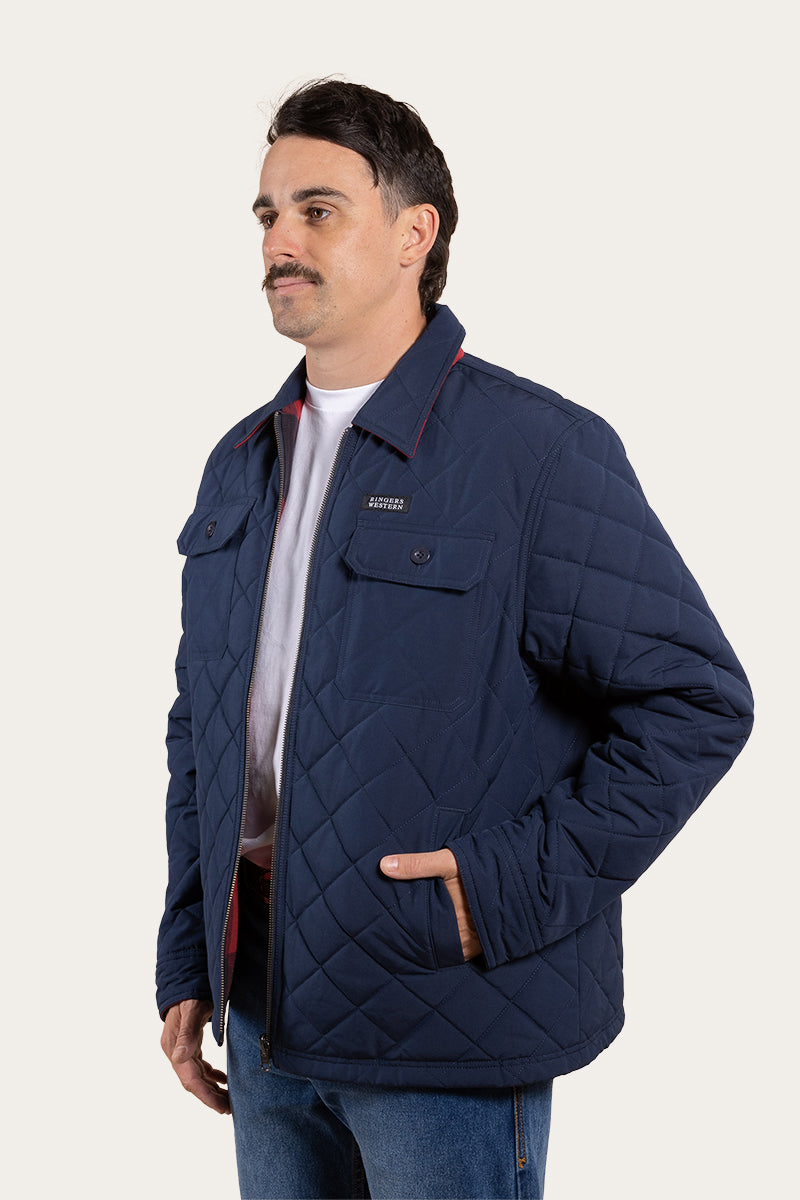 RINGERS WESTERN MARSHALL MENS REVERSIBLE JACKET DARK NAVY Lucknow Skin Shop and Boot Barn