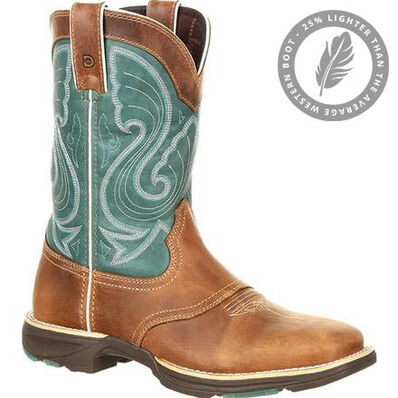 DURANGO® ULTRA-LITE™ WOMEN'S EMERALD SADDLE WESTERN BOOT