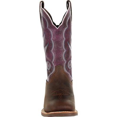 DURANGO® LADY REBEL PRO™ WOMEN'S VENTILATED PLUM WESTERN BOOT