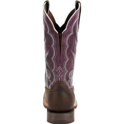 DURANGO® LADY REBEL PRO™ WOMEN'S VENTILATED PLUM WESTERN BOOT