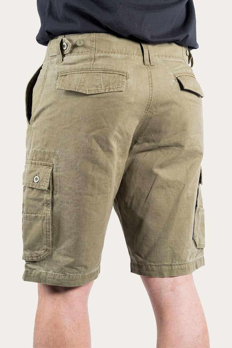 RINGERS WESTERN GAWLER MENS CARGO SHORT - ARMY