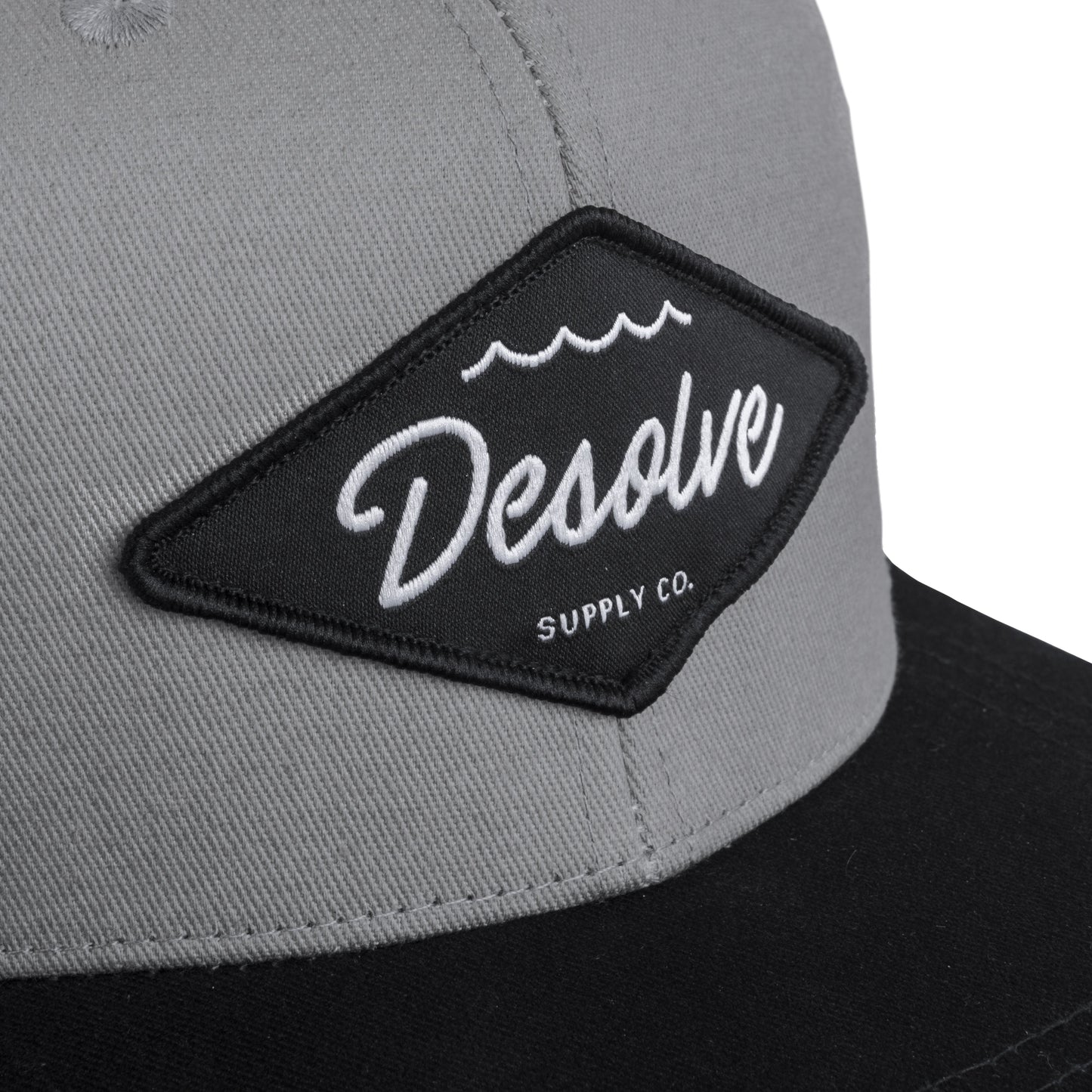 DESOLVE DIAMOND SNAPBACK - BLACK/GREY