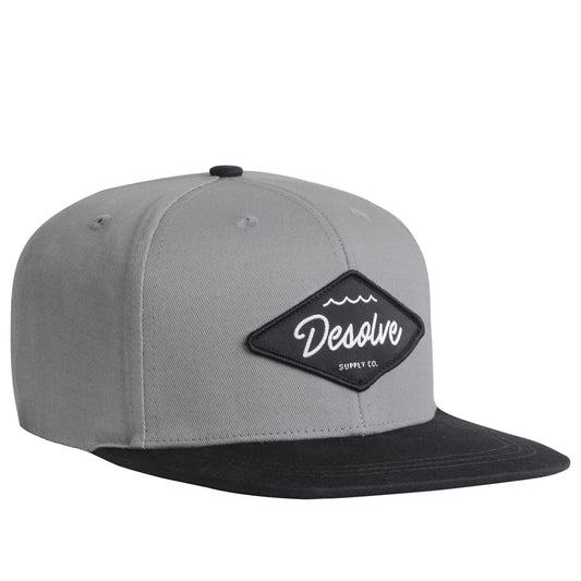 DESOLVE DIAMOND SNAPBACK - BLACK/GREY