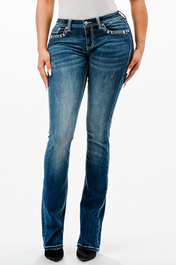 GRACE IN LA LADIES JEANS - EASY FIT EB51805