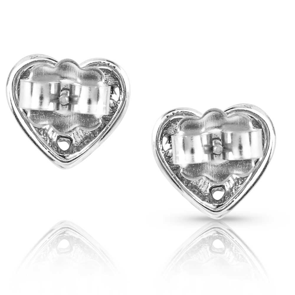 Montana Silversmiths Nature's Love Heart Earrings