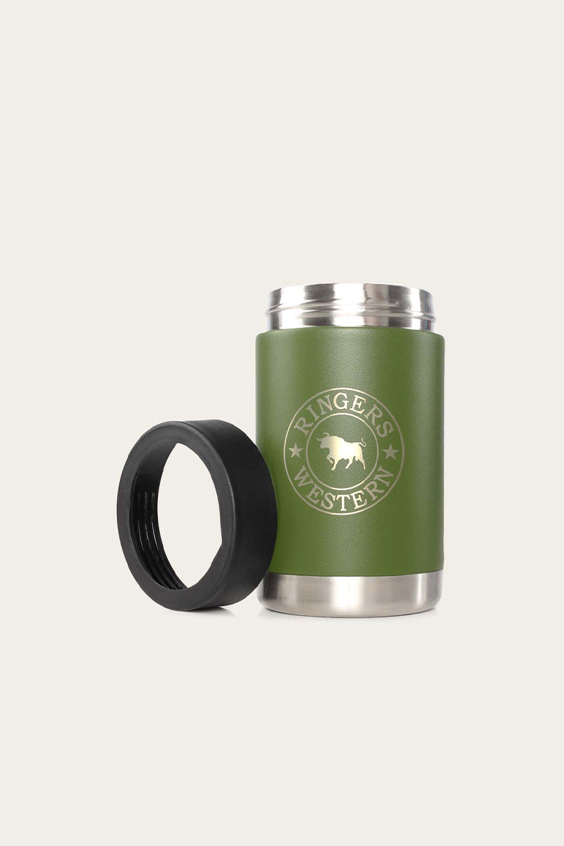 Ringers western escape insulated can cooler_Green