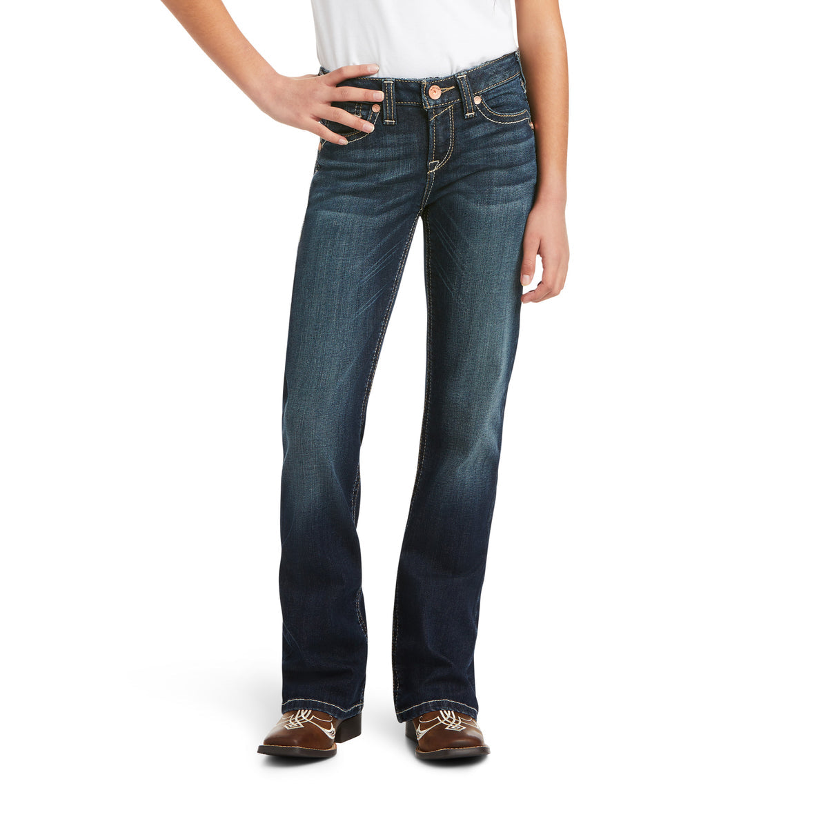 Ariat Girls R.E.A.L.™ Kylee Boot Cut Jean - Lakeshore