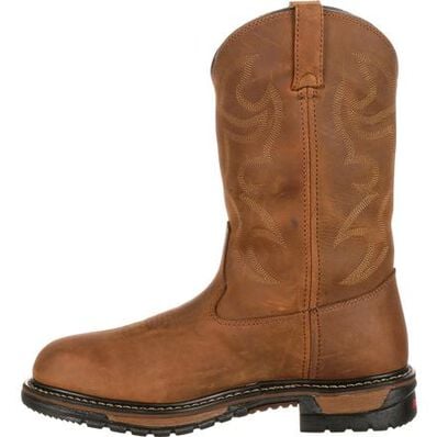 ROCKY ORIGINAL RIDE BRANSON ROPER WATERPROOF WESTERN BOOTS