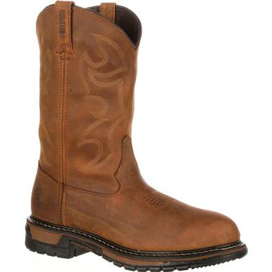 ROCKY ORIGINAL RIDE BRANSON ROPER WATERPROOF WESTERN BOOTS