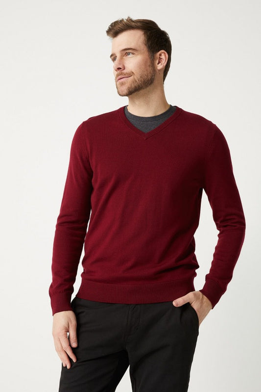 Toorallie Fine V Neck Jumper