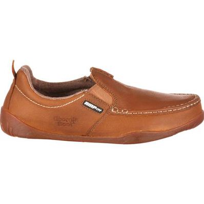 GEORGIA BOOT CEDAR FALLS MOC-TOE SLIP-ON