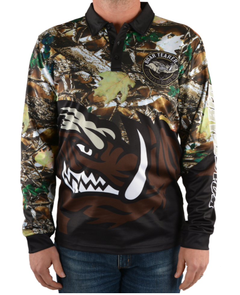 Boar Tearer Men's Cobar Long Sleeve Shirt - Camo - SALE