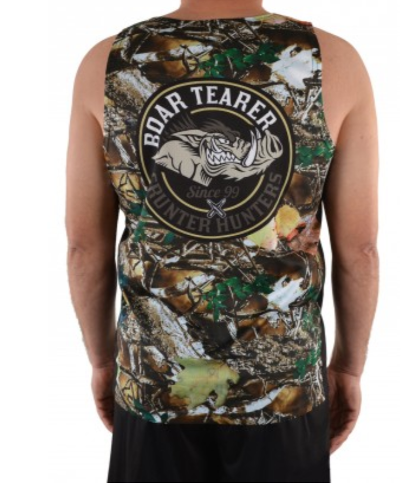 Boar Tearer Men's Wilcannia Singlet - Camo - SALE