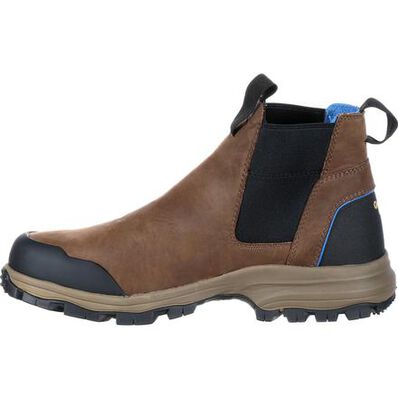 GEORGIA BOOT BLUE COLLAR CHELSEA WATERPROOF WORK ROMEO BOOT