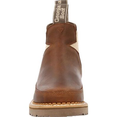 GEORGIA BOOT WOMEN'S BROWN CHELSEA STAR ROMEO BOOT