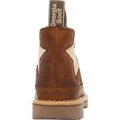 GEORGIA BOOT WOMEN'S BROWN CHELSEA STAR ROMEO BOOT