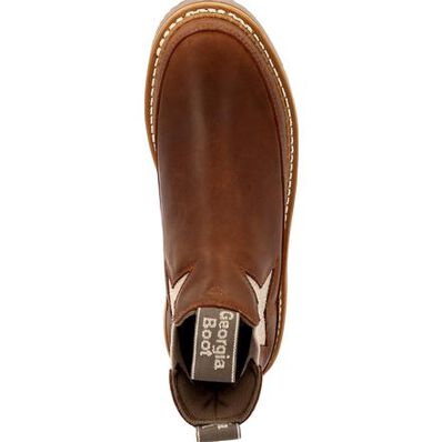 GEORGIA BOOT WOMEN'S BROWN CHELSEA STAR ROMEO BOOT